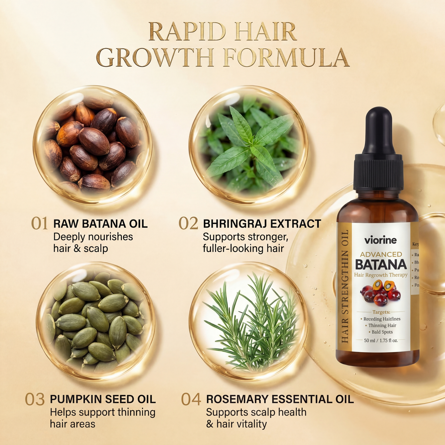 Viorine Advanced Batana Hair Regrowth Therapy